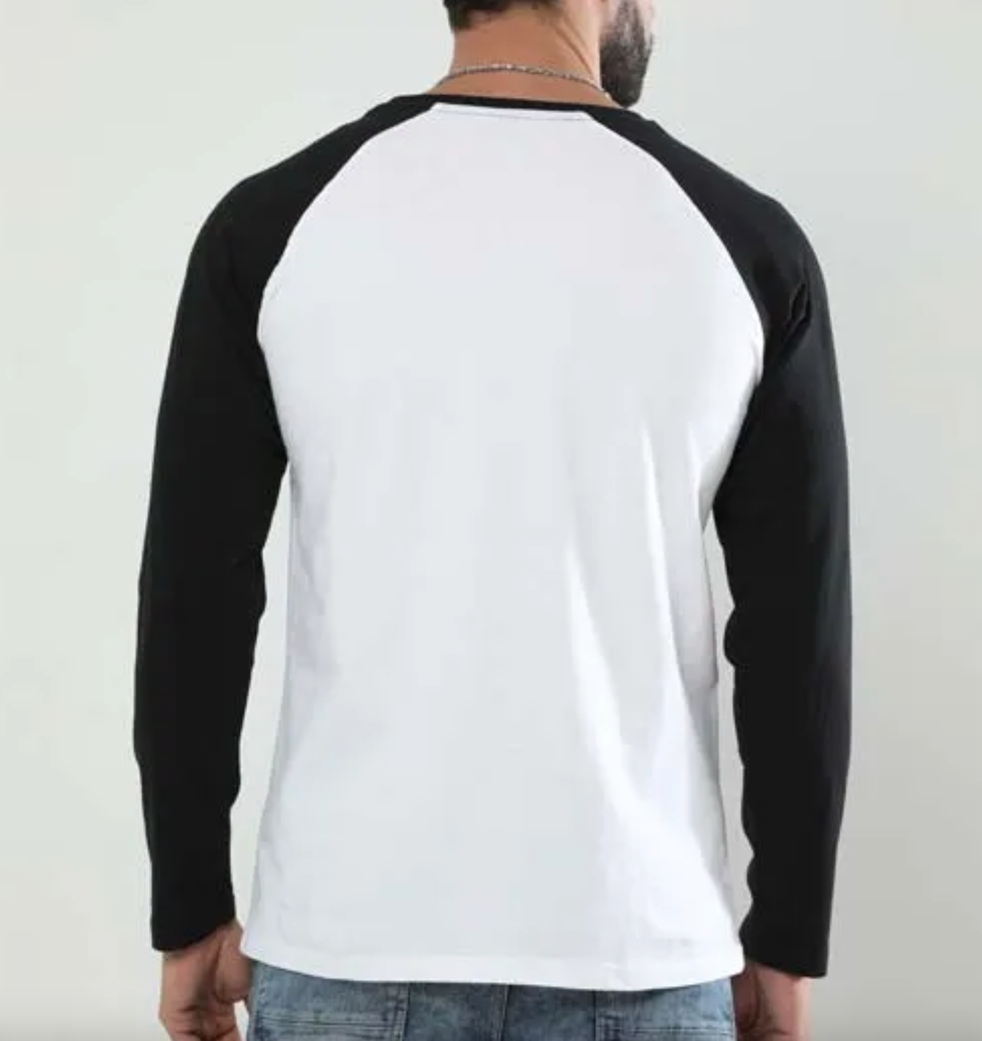 Full Sleeve Men's Raglan T-Shirt | Regular Fit | Round Neck T-Shirt