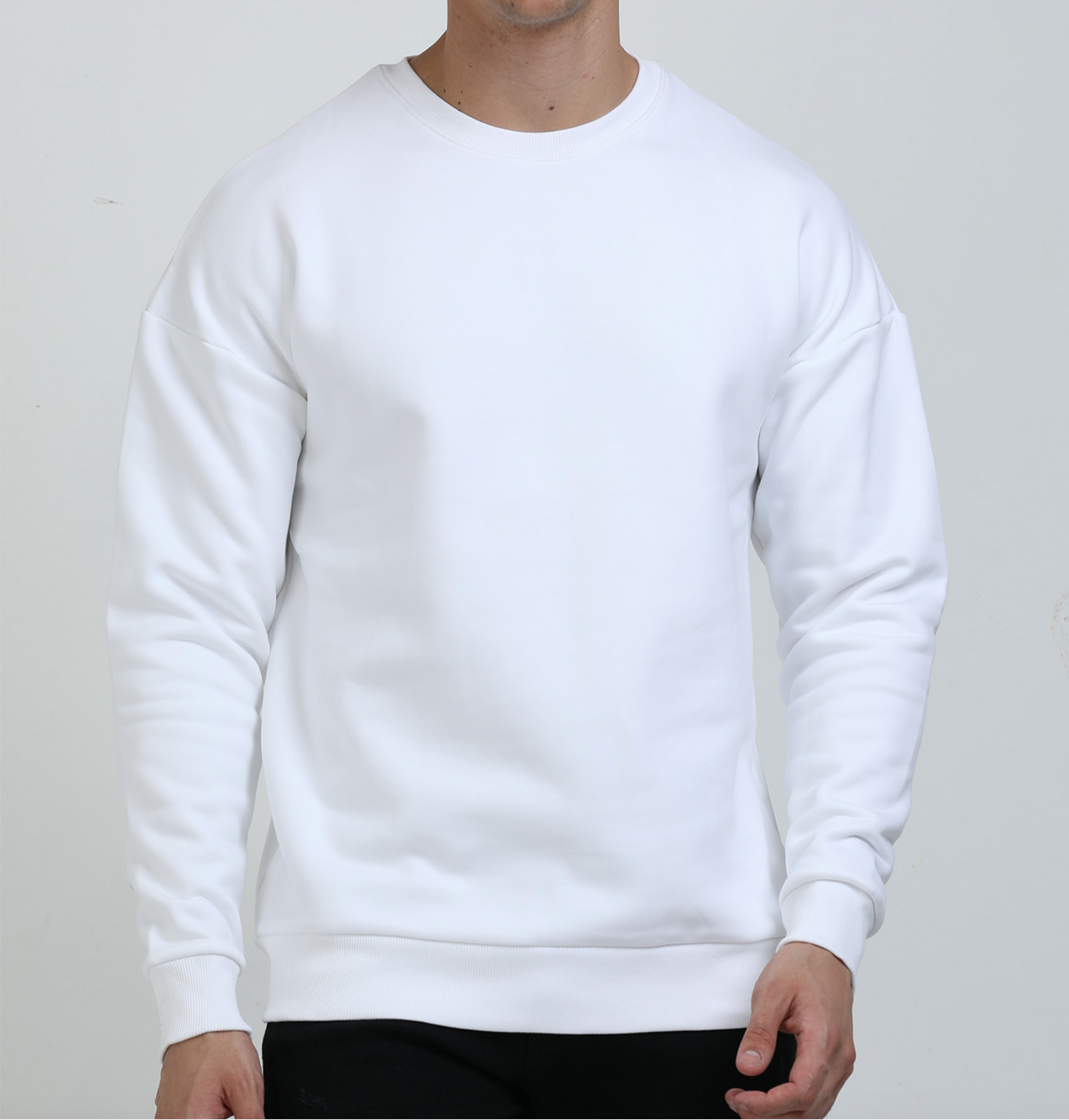 Crew Neck Sweatshirt | Unisex Oversized Sweatshirt