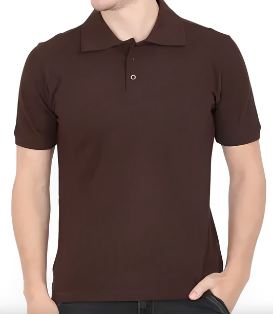 Men's Solid Polo T-Shirts | Regular Fit